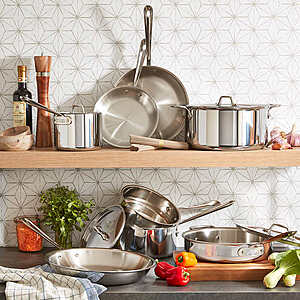 Costco Members: 12-Piece All-Clad D3 18/10 3-Ply Stainless Steel Cookware Set $550 + Free Shipping
