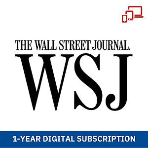 Wall Street Journal Digital Subscription: $0.50/week ($26/Year)