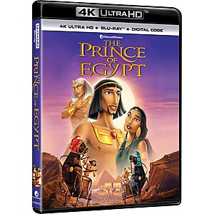 The Prince of Egypt (4K Ultra HD + Blu-ray + Digital) $10.99 @ Amazon