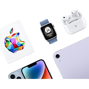 Apple Store Shopping Event: iPhones, Airpods, MacBooks, Accessories & More Up to $200 Apple GC w/ Purchase + Free S/H