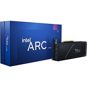 Intel Arc A750 Limited Edition 8GB PCIe 4.0 Graphics Card w/ AC: Mirage PCDD Game $180 + Free S/H