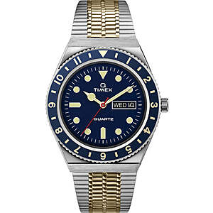 Timex Men's Watch - Q Diver Quartz Blue Dial Stainless Steel Bracelet $66.50 w/ FS