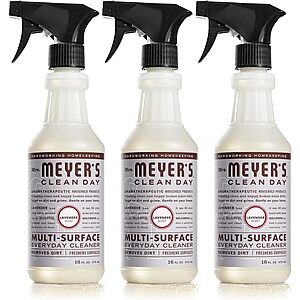 3-Pack 16-Oz Mrs. Meyer's All-Purpose Cleaner Spray (Lavender) $7.10 w/ S&S + Free Shipping w/ Prime or $35+