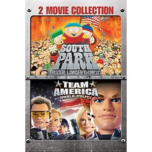 South Park: Bigger, Longer & Uncut + Team America: World Police (4K UHD Digital Films) $9.99 via VUDU/Fandango at Home