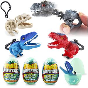 4-Pack Dinobros Dinosaur Toy Dino Chomper Surprise Eggs $5.99 + Free Shipping w/ Prime or $35+