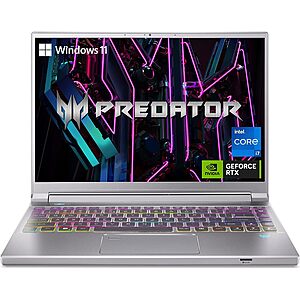 Acer Predator Triton 14 Laptop: i7-13700H, 14" 1600p 250Hz, 16GB RAM, RTX 4070 $1200 + Free S/H
