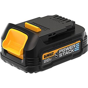 DEWALT 20V MAX POWERSTACK 1.7Ah Oil Resistant Compact Battery $45.45 + Free Shipping