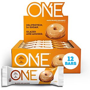 [S&S] $13.63: 12-Pack 2.12-Oz ONE Protein Bars