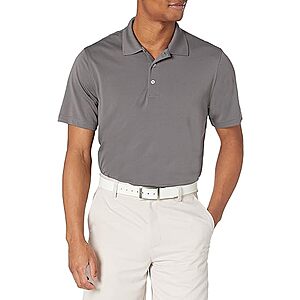 Men's Amazon Essentials Regular-Fit Quick-Dry Golf Polo Shirt (various colors) $5.90