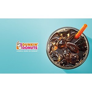 100% Cash Back at Dunkin' Donuts - up to $3 @ Groupon