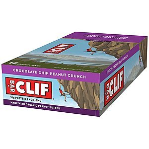 Amazon - Clif Bar - Chocolate Chip Peanut Crunch - 12 Count - $6.57 (/w 15% S&S)
