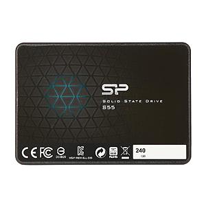 240GB Silicon Power S55 2.5" SATA III TLC Internal Solid State Drive SSD $49.99 + Free Shipping (Valid for Newegg Newsletter Subscribers)