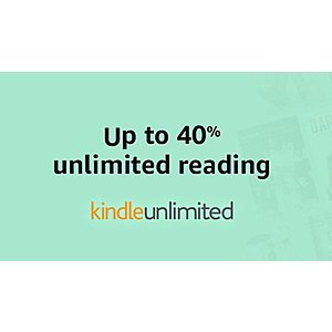 Kindle Unlimited Reading Membership: 24-Months $143.86 or 12-Months $80.32 via Amazon