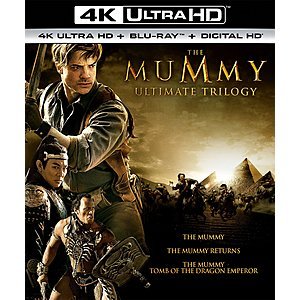 The Mummy Ultimate Trilogy (4K Ultra HD + Blu-ray + Digital HD) $23 + Free Shipping