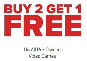 Pre-Owned GameStop Video Games: Buy 2, Get 1 Free: Nintendo Switch, PlayStation 4, Xbox One, Nintendo 3DS, Wii U & More