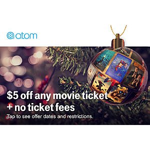 T-Mobile Customers: $5 Off Any Movie Ticket, $20 Dining Credit Free & More via T-Mobile Tuesdays App