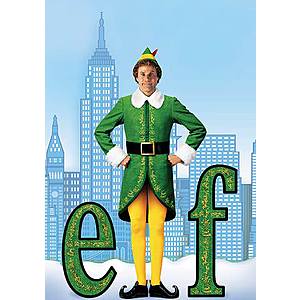 Free movie rental of Elf on Vudu