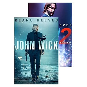 John Wick or John Wick Chapter 2 $3.99 HD Digital iTunes, Google Play, Vudu, FandangoNow