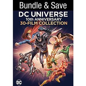 DC Universe: 10th Anniversary 30-Film Collection (Digital HDX Download) $69.99 via VUDU *Lowest*