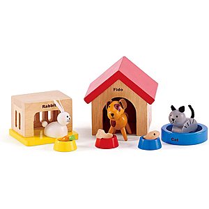 Preschool Toys: Tomy Toomies Hide & Squeak Eggs or Hape Wooden Dollhouse Animals $8 Each & More