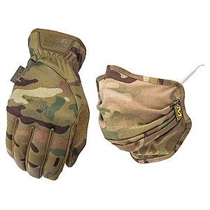 Mechanix Wear MultiCam Fast Fit Tactical Gloves (Medium) + MultiCam Face Mask $12 + Free S/H