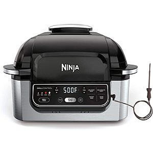 Ninja Foodi Pro 5-in-1 Indoor Grill/Fryer/Roast/Bake/Dehydrate w/ Integrated Smart Probe $159.99 + Free Shipping via Amazon