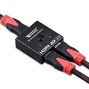 2 Port HDMI Bi-directional Switcher 2 x 1 Support 4K Ultra HD & 3D for $7.89