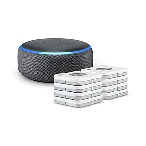 Tile Mate (2018) 8 Pack with free Amazon Echo Dot (3rd Gen) $110