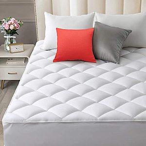 Reversible Mattress Pad Cover with 8-21” Deep Pocket- Queen $24.99