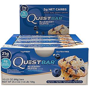 8-Pack of 12-Count Quest Protein Bars (Various Flavors)  $101 & More + Free S&H