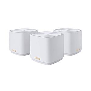 ASUS ZenWiFi AX Mini,Mesh WiFi 6 System (AX1800 XD4 3PK)-Whole Home Coverage up to 4800 sq.ft & 5+ Rooms, AiMesh, White $99.99