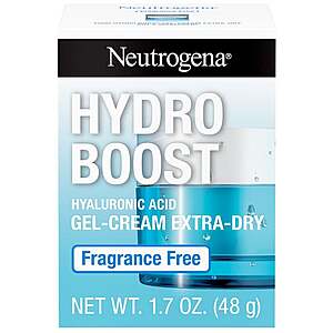Select Walgreens: 1.7-Oz Neutrogena Hydro Boost Hyaluronic Acid Face Moisturizer 2 for $8.65 + Free Store Pickup ($10 min.)