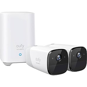 eufy Security eufyCam2 1080p Wireless Home Security System w/ 3-Cam and Wifi Garage Door Controller $349.99