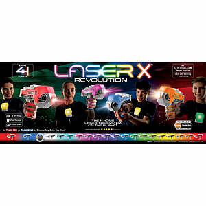 Costco Members: 4-Player Set - Laser X Blaster - $34.97