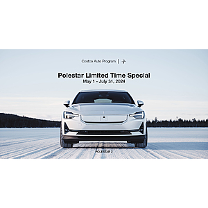 Polestar 2 LRDM | Lease | 27 months | $299/month | $3000 down ($1000 if you're a Costco member)