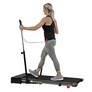 Sunny Health & Fitness Slim Walking Pad Treadmill w/ Arm Exercisers $189 + Free Shipping