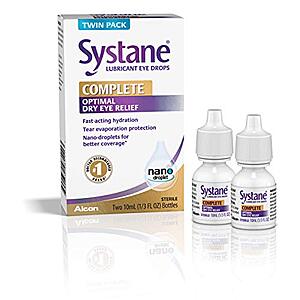 2-Count 0.34-Oz Systane Complete Lubricant Eye Drops 2 for $23.60($11.80 each) w/ S&S + free shipping w/ Prime or on $25+