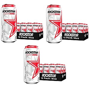 Spend $60+ on Select PepsiCo's Energy Drinks (Rockstar, MTN Dew, Yachak & Fast Twitch), Get $15 Amazon Credit + Free Shipping