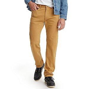 Levi's 505 Men's Eco-Ease Regular-Fit Stretch Jeans (Various Colors) $20.85 + Free S/H Orders $49+