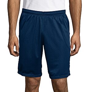 Hanes Sport Men's Mesh Pocket Shorts (Various Colors, 9" Inseam) from $8.85