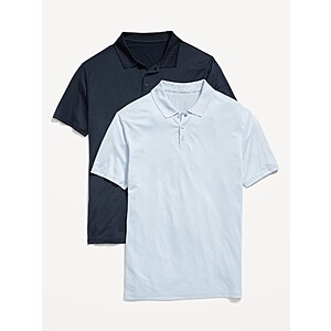 2-Pack Old Navy Men's Performance Core Polo Shirts (Various Colors) $11.52 ($5.76 each) + Free Store Pickup @ Old Navy or Free shipping on $50+