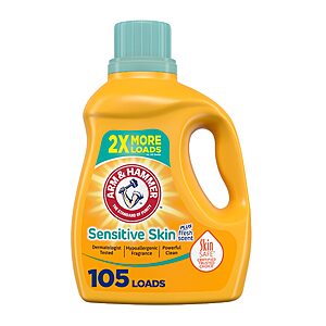 105-Oz Arm & Hammer Liquid Laundry Detergent (Various) $5.59 w/ S&S & More + Free Shipping w/ Prime or on $35+
