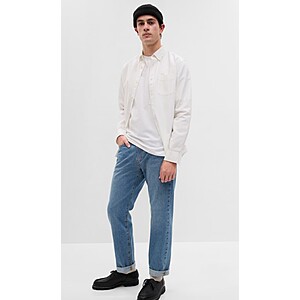 Gap Factory: Men's Straight Jeans with Washwell (Various) $12.75 & More + Free Store Pick Up at Gap Factory or Free S/H on $50+