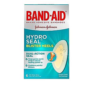 Band-Aid Brand Hydro Seal Adhesive Bandages: 6-Count $2.84 or 12-Count for $4.18 w/ S&S + Free Shipping w/ Prime or on $35+