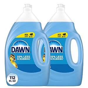 2-Pack 56-Oz Dawn Ultra Dishwashing Liquid Soap (Original Scent) $14.71 w/ S&S +$3 Promotional Credit + Free Shipping w/ Prime or on $35+