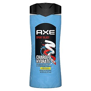 16-Oz AXE Charge & Hydrate Men's Body Wash (Energizing Citrus Scent) $1.74 w/ S&S + Free Shipping w/ Prime or on $35+
