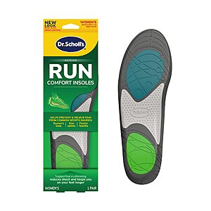 3-Pairs Dr. Scholl's Go Sockless! Cushioning Insoles (Unisex) $5.69 w/ S&S and more + Free Shipping w/ Prime or on $35+