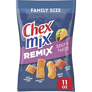 11-Oz Chex Mix Snack Mix (Remix Zesty Taco) $2.97 w/ S&S + + Free Shipping w/ Prime or on $35+