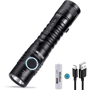 Wurkkos FC11 Nichia 519A 1300LM 18650 LED Flashlight with Magnetic Tail USB C Rechargeable $19.79