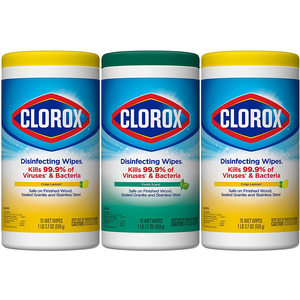 YMMV 40% off S&S Clorox Disinfecting Wipes Value Pack, 75 Ct Each, Pack of 3 $4.49